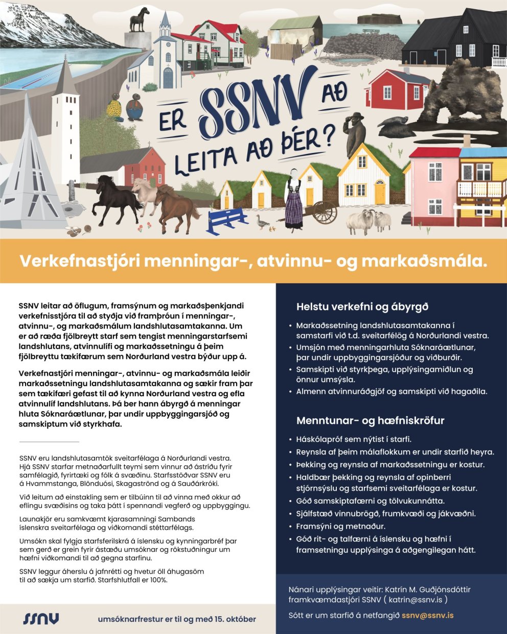 Eru þau að leita að þér? MYND SSNV