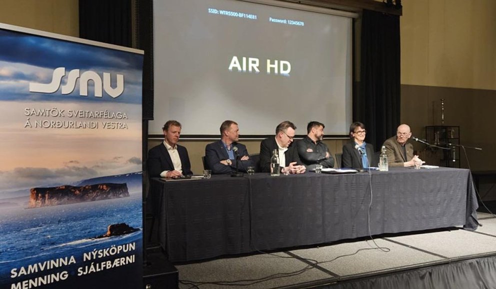 Frá fundinum á Laugarbakka. MYND AF VEF SSNV