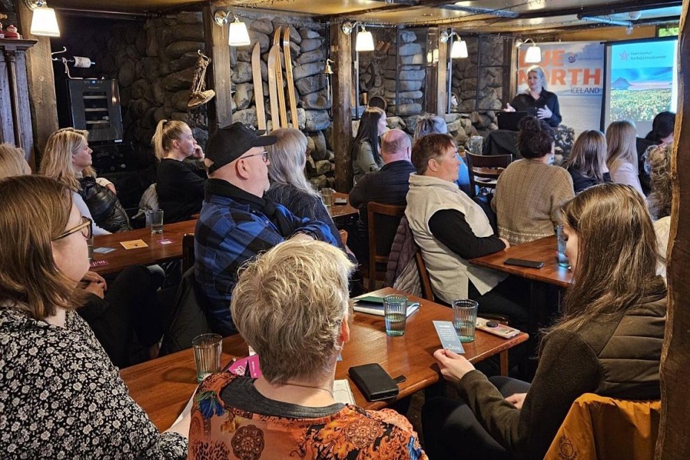 Það var þétt setinn bekkurinn. MYND: SSNV.IS