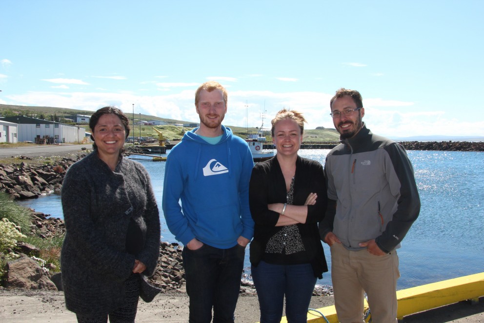 Sandra og sérfræðingarnir/Mynd: BÞ