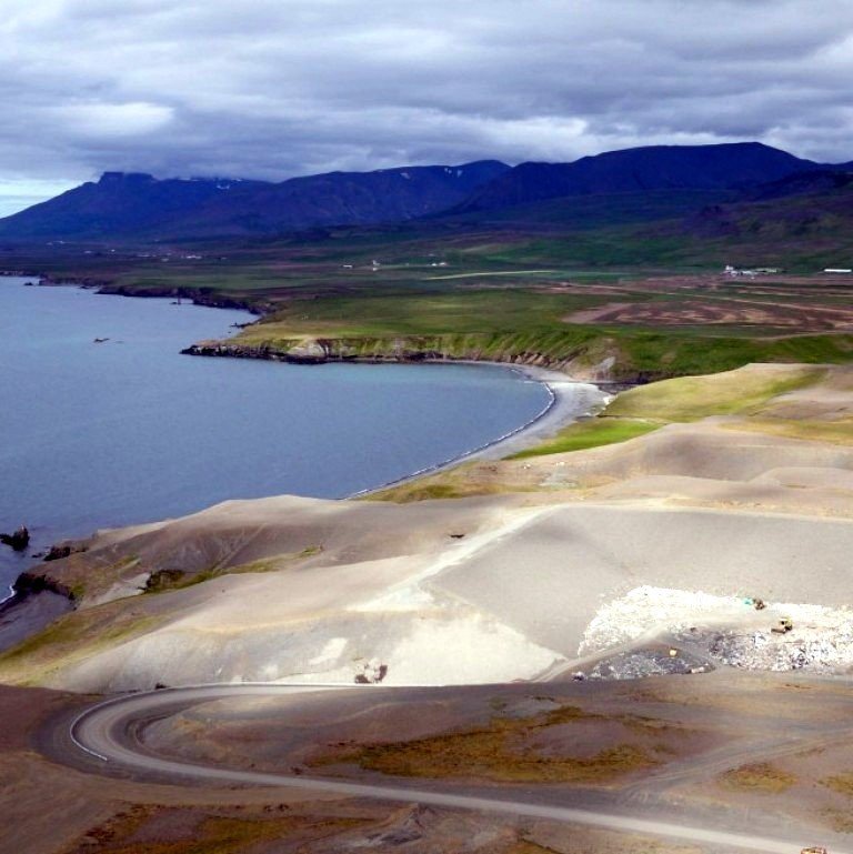 Urðunarsvæðið við Stekkjarvík. Mynd: Stekkjarvik.is