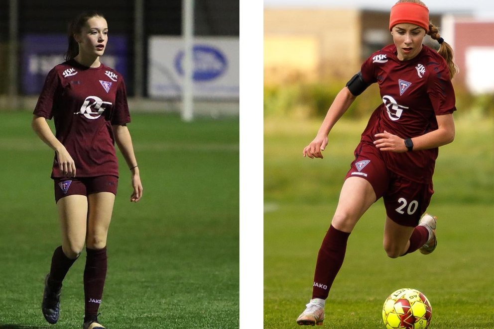 Katla Guðný og Elísa Bríet. MYNDIR: ÓLI ARNAR OG. DAVÍÐ MÁR