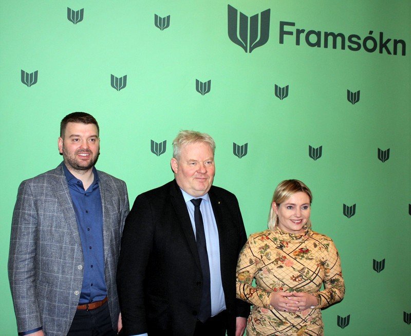 Forystufólk Framsóknar, Ásmundur Einar Daðason, Sigurður Ingi Jóhannsson og Lilja Alfreðsdóttir. Aðsend mynd.