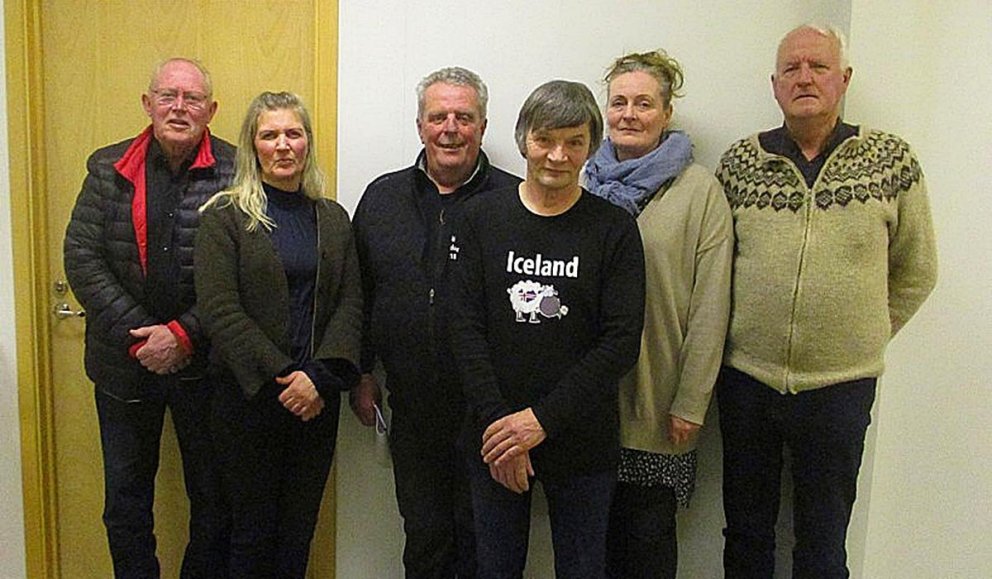 Stjórn kirkjugarðs Blönduóss var endurkjörin á fundinum. MYND AF HÚNA.IS