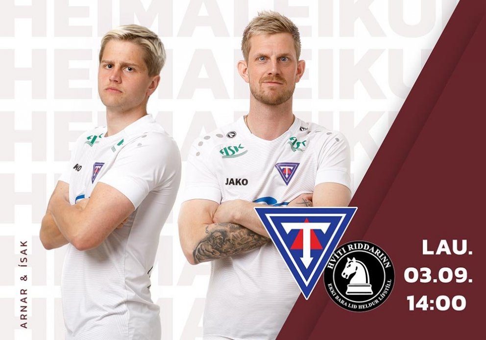 Addi og Ísak verða á vellinum. Koma svo!