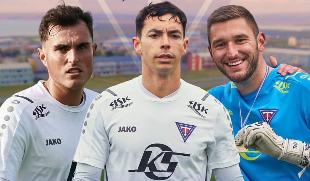 Manu, David og Niko verða með Stólunum í sumar. MYND AF SÍÐU KNATTSPYRNUDEILDAR