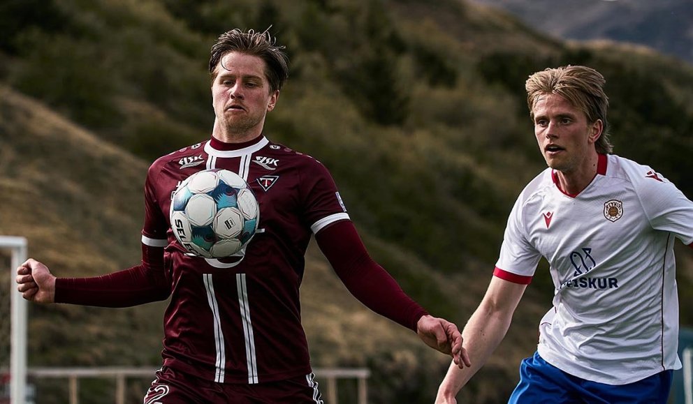 Stólarnir hafa verið öflugir í byrjun sumars og eru á toppi 3. deildar. MYND: SIGURÐUR INGI