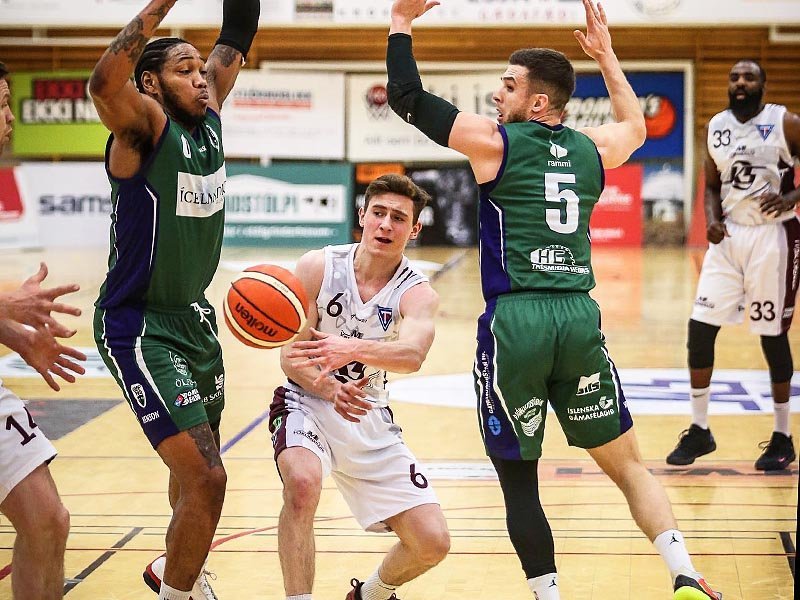 Friðrik Stefáns í leik gegn Þór í vor. MYND: HJALTI ÁRNA