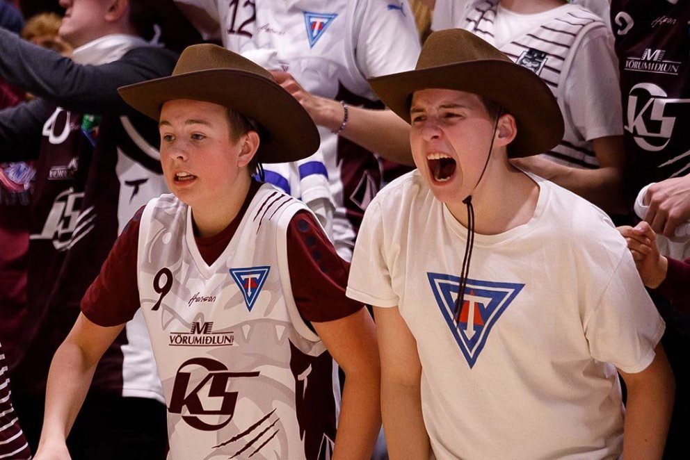 Áfram Tindastóll! MYND: DAVÍÐ MÁR