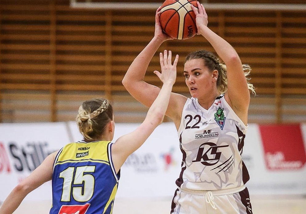 Linda Þórdís átti ágætan leik með Stólastúlkum. MYND: HJALTI ÁRNA