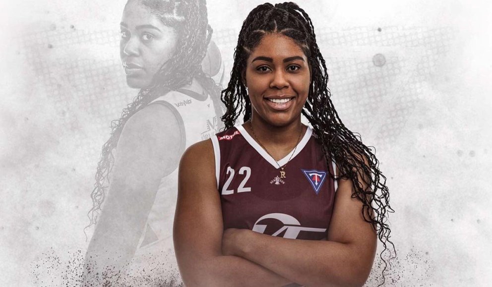 Randi Brown – það var gaman hjá henni í Hveragerði í gær.  MYND: DAVÍÐ MÁR