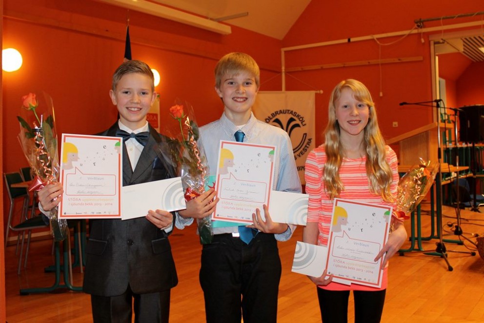 Nemendurnir stóðu sig með prýði