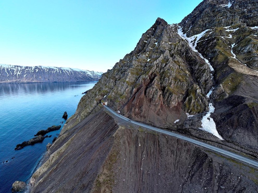 Siglufjarðarvegur. MYND: HALLDÓR GUNNAR HÁLFDANSSON