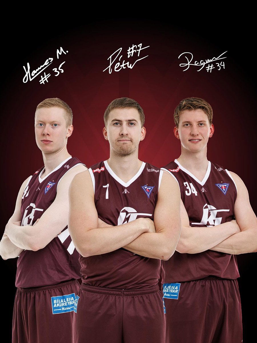 Strákarnir okkar. MYND: DAVÍÐ MÁR