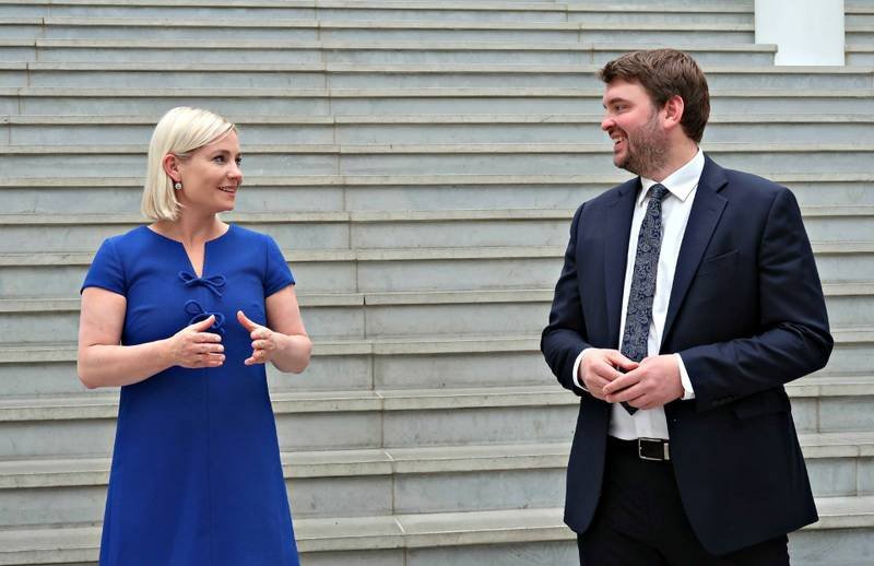 Lilja Alfreðsdóttir, mennta- og menningarmálaráðherra og Ásmundur Einar Daðason, félags-og barnamálaráðherra. Mynd af stjornarradid.is.