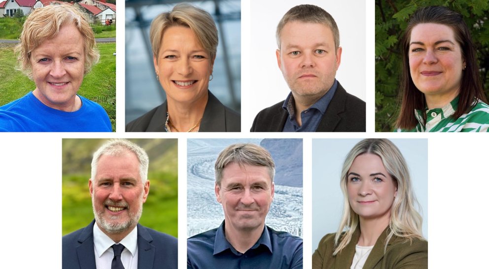 Framvkæmdastjórar þeirra sveitarfélaga sem skrifa undir svarbréfið. AÐSENDAR MYNDIR