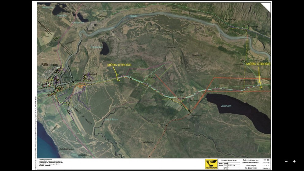 Bundið slitlag á Svínvetningabraut