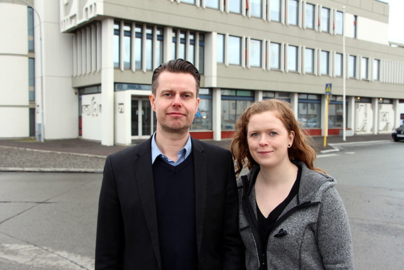 Stofnendur Textalands, Arnar Óðinn Arnþórsson og Halla Sigríður Bragadóttir. Aðsend mynd.
