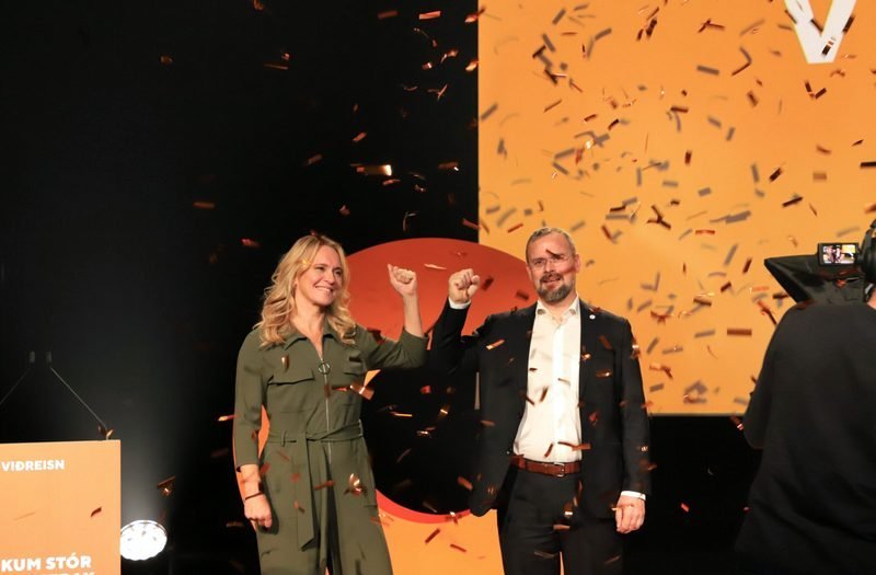 Katrín Gunnarsdóttir, formaður Viðreisnar og Daði Már Kristófersson. Mynd: vidreisn.is