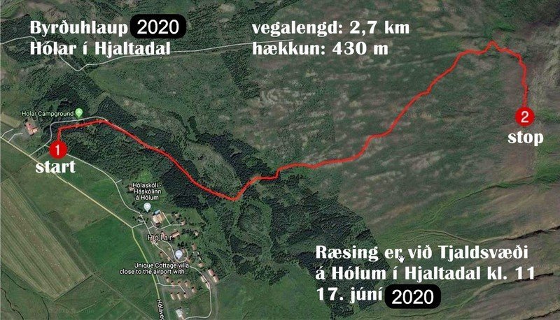 Byrðuhlaup á 17. júní