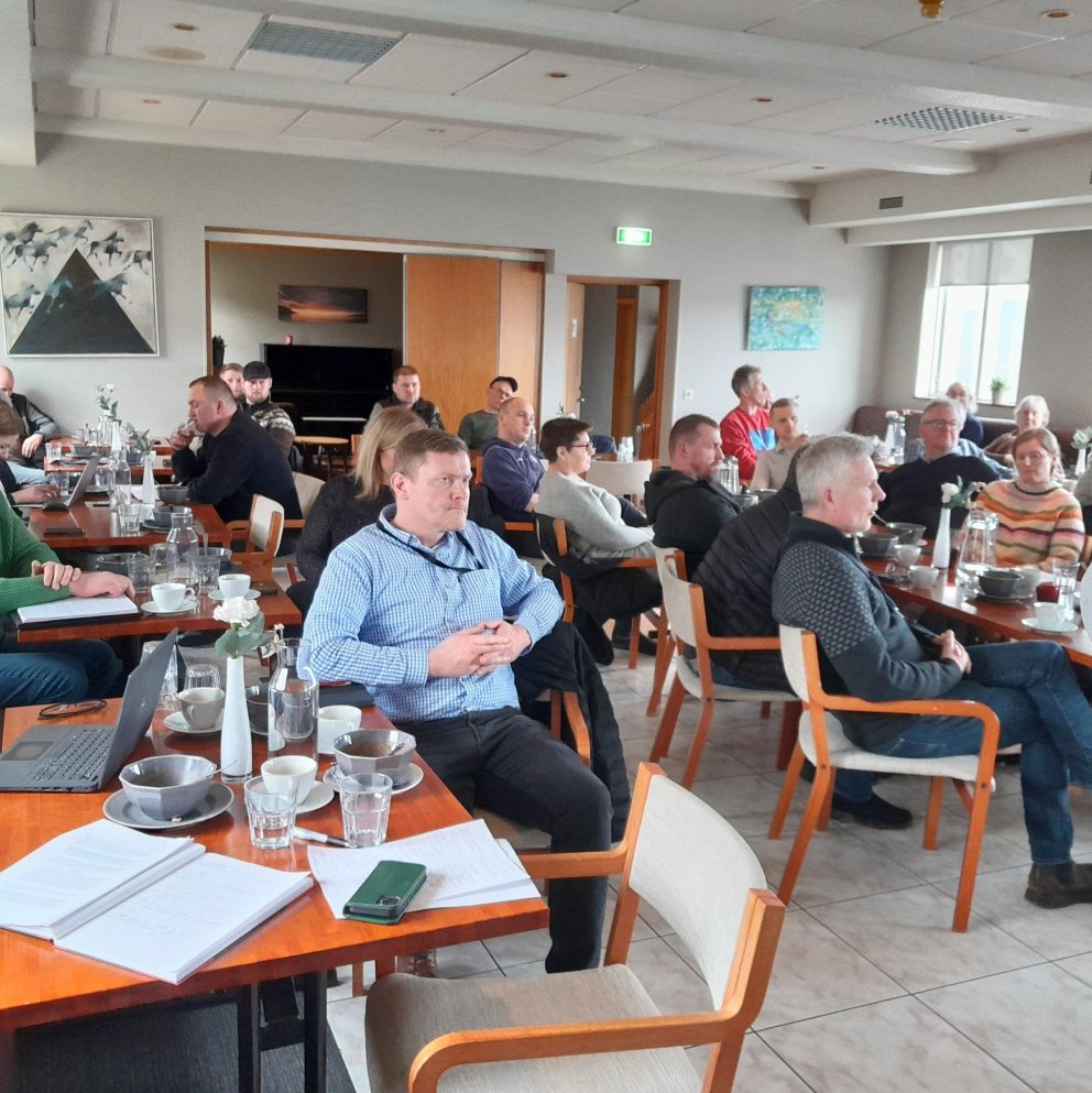 Aðsend mynd af fundinum.