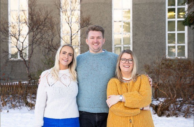 Sigríður, Bjarki og Álfhildur. MYND AÐSEND
