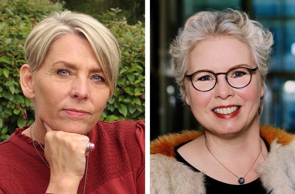 Þuríður Harpa og Harpa Cilia. MYNDIR AF FB