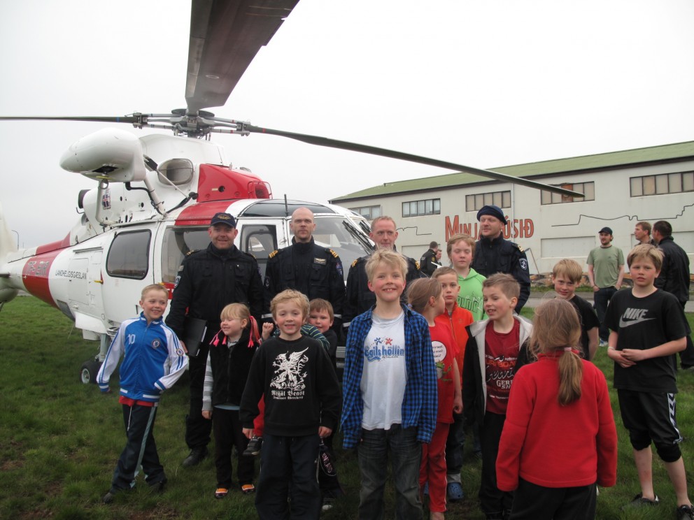 Charlie Sheen á skíðum í Tindastól