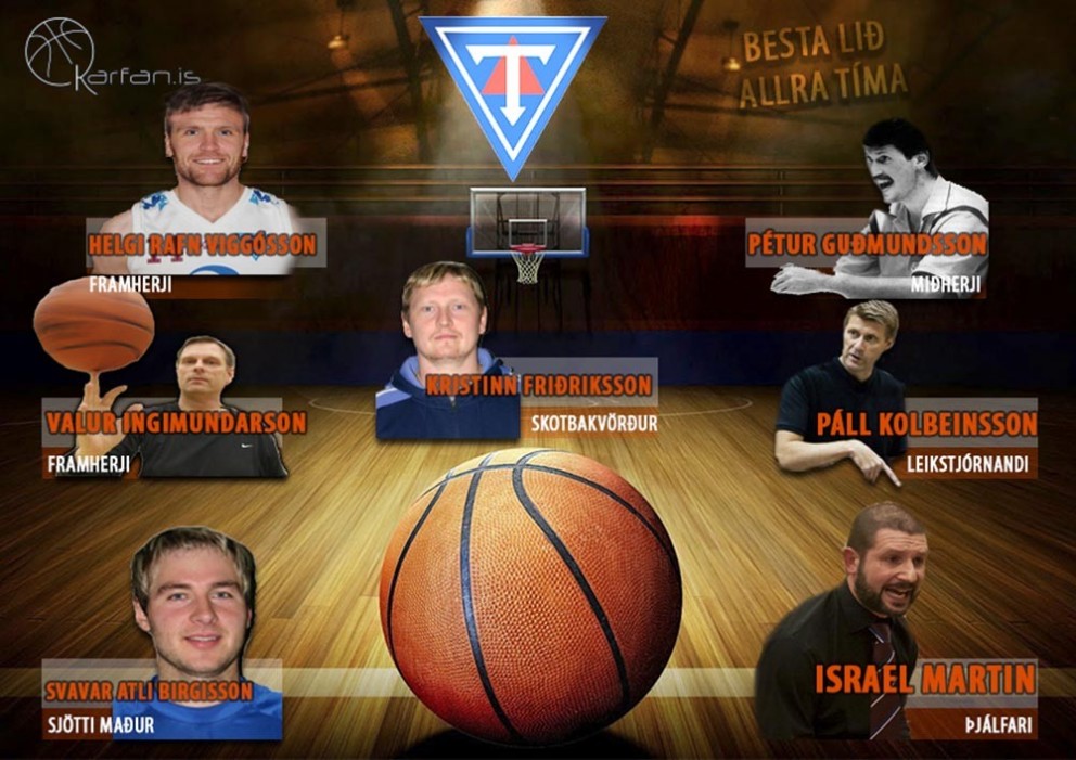 Besta byrjunarlið Tindastóls. MYND: KARFAN.IS