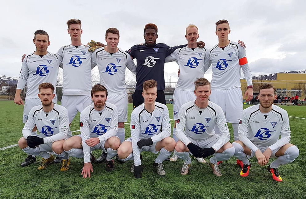 Byrjunarlið Tindastóls á Akureyri um helgina.  MYND: ÓBS