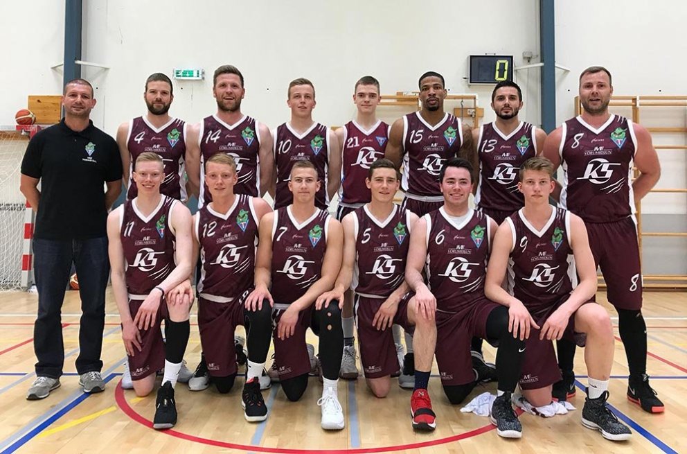 Lið Tindastóls í leiknum í gær. MYND: KÖRFUKNATTLEIKSDEILD TINDASTÓLS