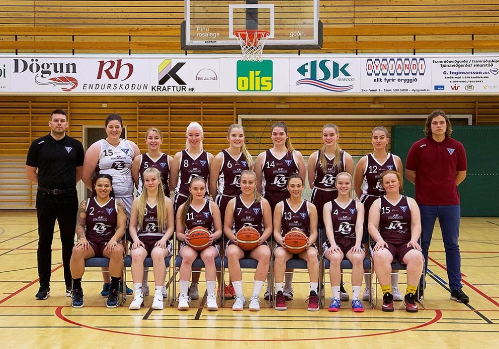 Kvennalið Tindastóls.  MYND: GUNNHILDUR GÍSLA