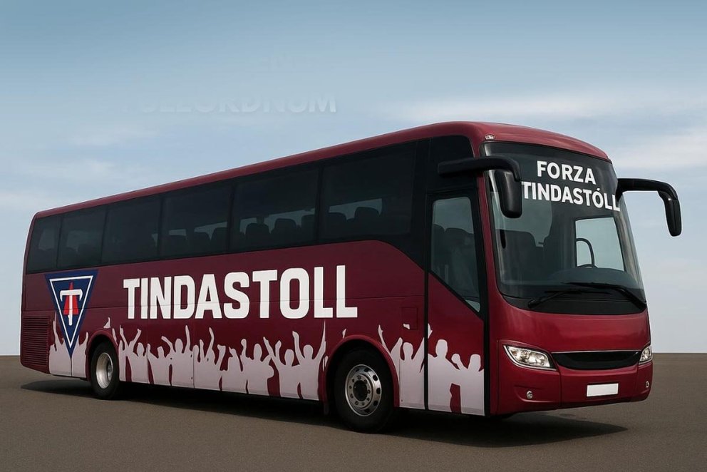 Allir með í rútuferð! MYND AF FACEBOOK