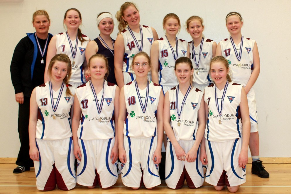 Tindastólsstúlkur með silfur á Íslandsmóti