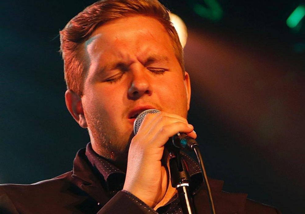 Sigvaldi á rólegu nótunum. MYND: ÓAB