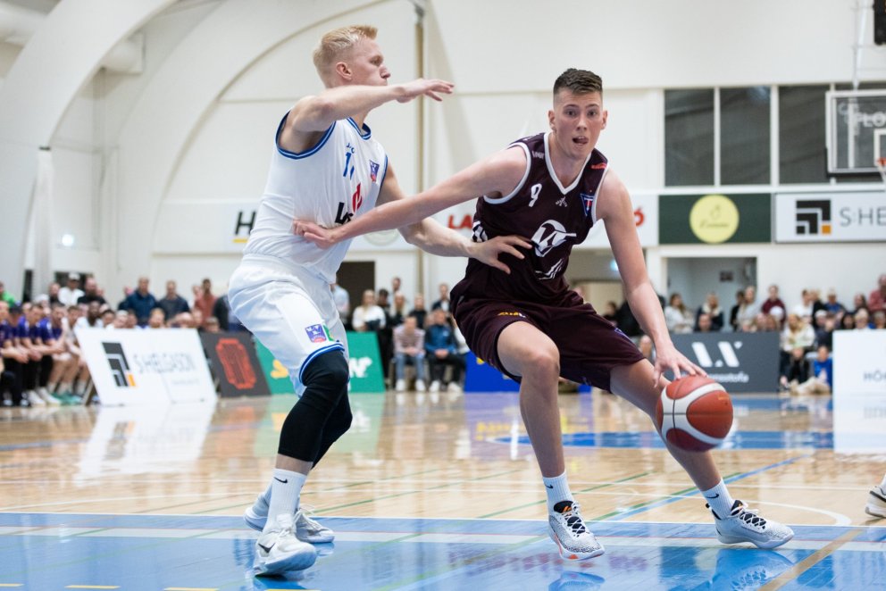 Þórir í leiknum á móti Álftanesi. Ljósmynd Bára Dröfn Kristinsdóttir.