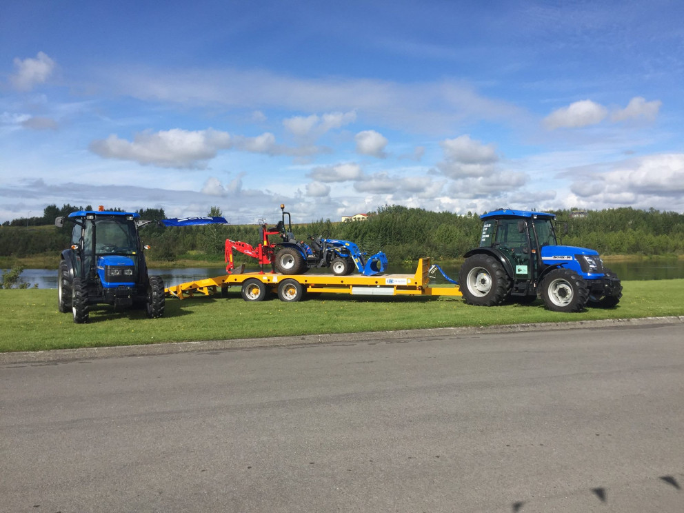 Indversk landbúnaðartæki til sýnis