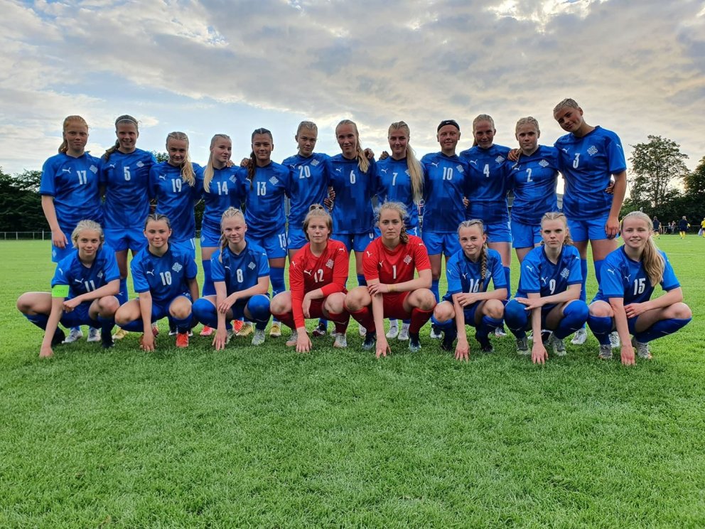 U-16 ára landslið kvenna. Mynd: KSÍ