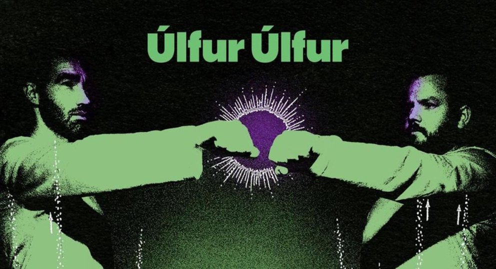 Arnar Freyr og Helgi Sæmundur. Þeir gáfu ekki bara út plötu fyrir jól því þeir tóku meðal annars þátt í spurningaþættinum Kviss á Stöð2 þar sem þeir lutu fagmannlega í parket, fyrir hönd Skagafjarðar, í viðureign sinni við Helga Bjöss og Siggu Beinteins. SKJÁMYND