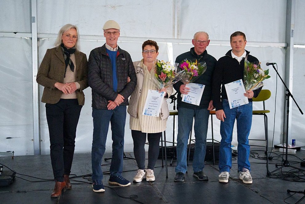 Verðlaunahafar. MYND AF HÚNABYGGÐ.IS