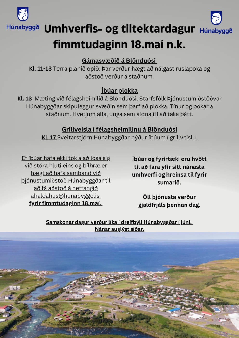 Tilkynning frá hunabyggd.is