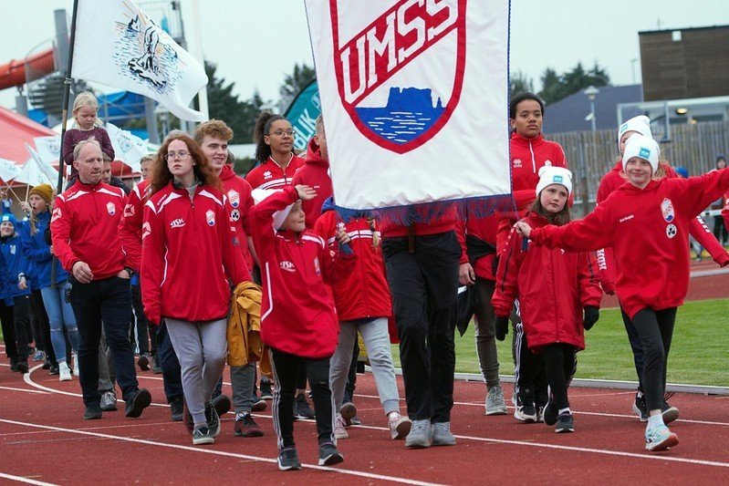 Þátttakendur frá UMSS á Unglingalandsmóti UMFÍ. Mynd UMFÍ