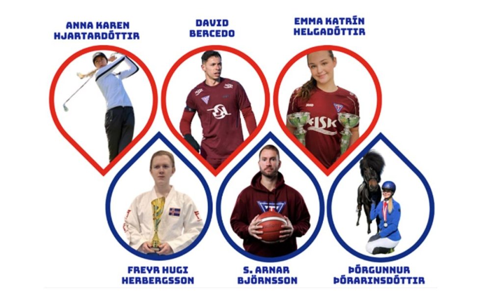 Þetta íþróttafolk er tilnefnt í valinu á Íþróttamanni UMSS 2025. MYND AF NETINU