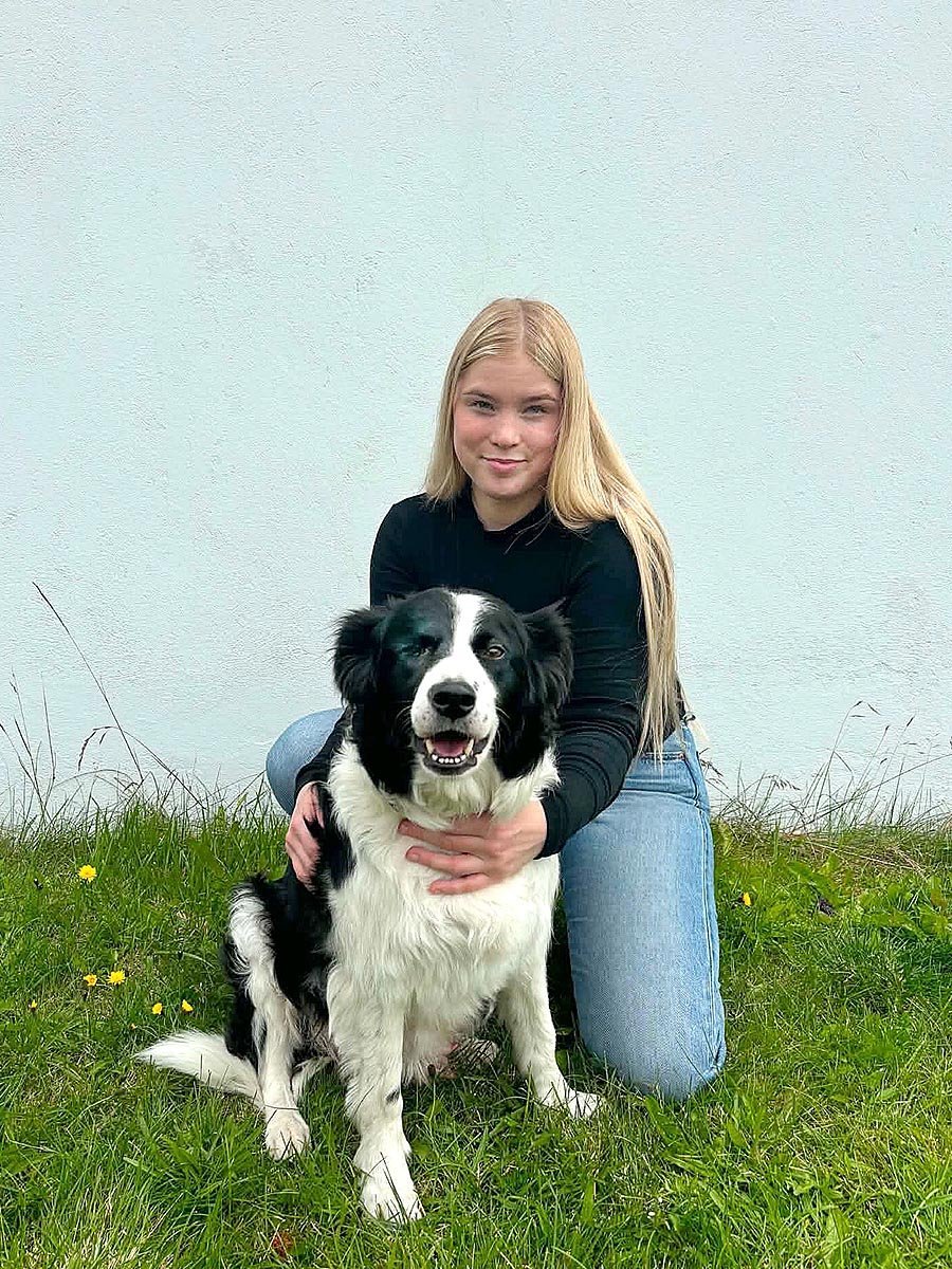 Una Ósk og Mía. MYND AÐSEND