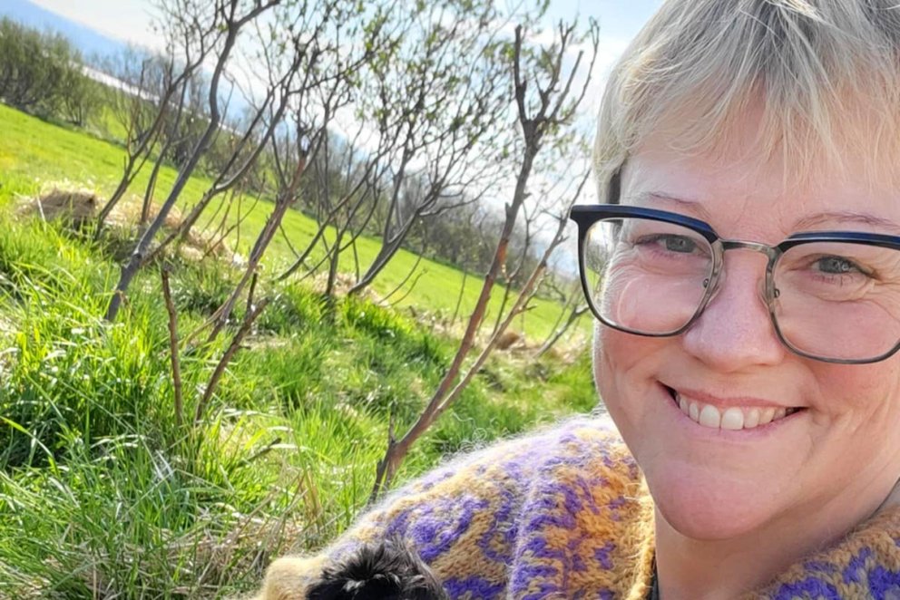 Maríanna í sól og sumaryl. AÐSEND MYND