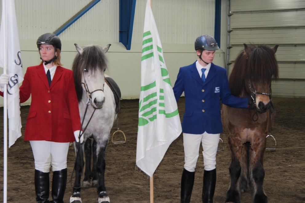 Frá undirritun samnings um Landsmót á Hólum 2016. Mynd: KSE