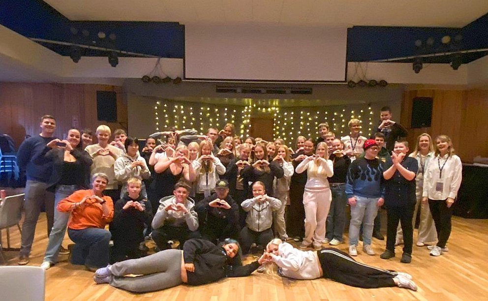 Sprækt ungt fólk á Norðurlandi vestra. MYND AF SSNV.IS