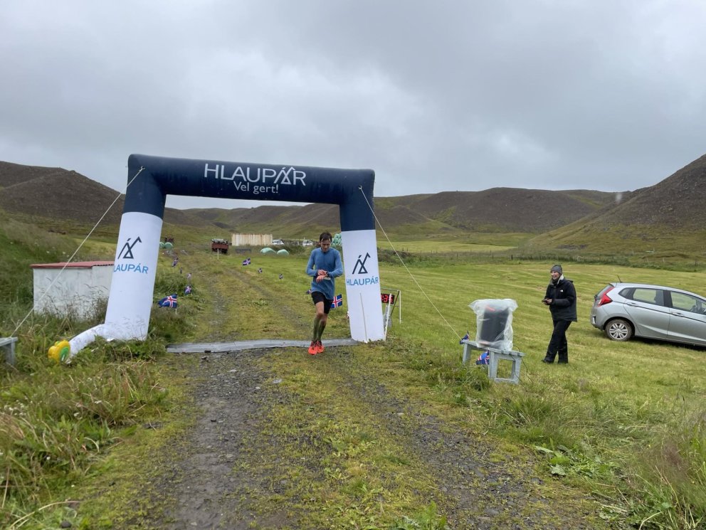 Veðrið var ekki það besta. MYND ELFA ÞÖLL