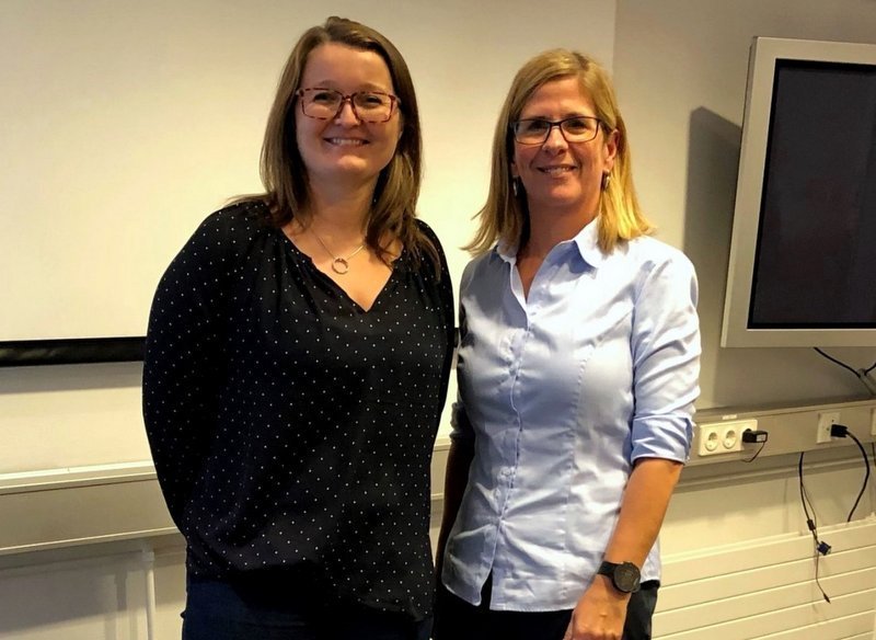 Unnur Valborg Hilmarsdóttir, framkvæmdastjóri SSNV og Hólmfríður Sveinsdóttir, formaður stýrihópsins. Mynd:ssnv.is