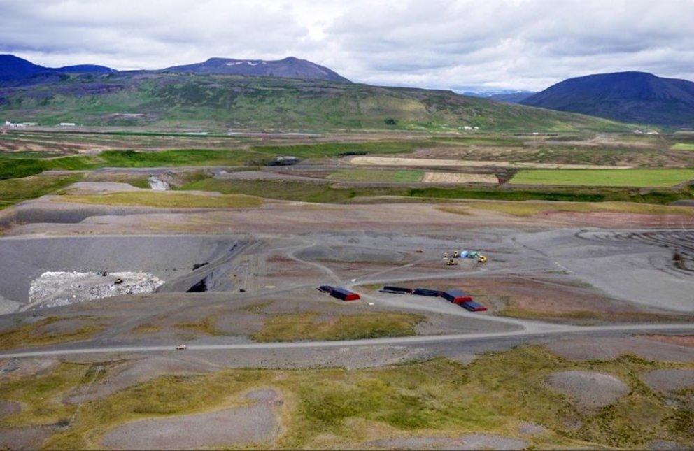 Urðunarsvæðið í Stekkjarvík. MYND AF HEIMASÍÐU